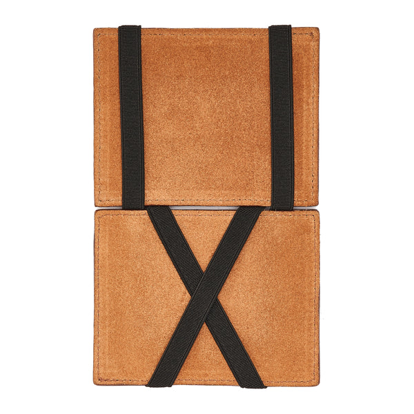 Duccio | Men's card case in vintage leather color sepia