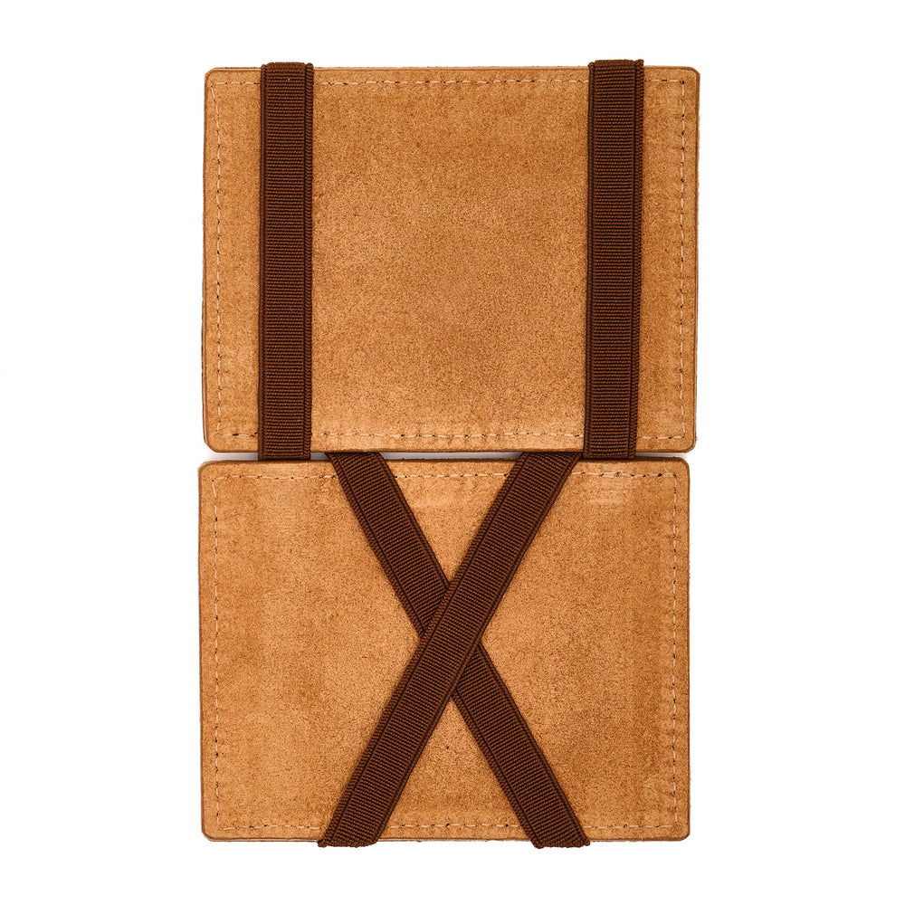 Duccio | Men's card case in vintage leather color natural