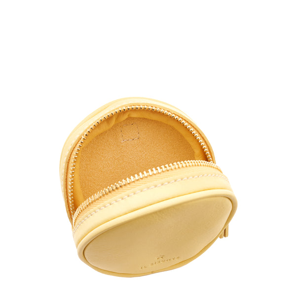 Oliveta | Women's coin purse in leather color vanilla