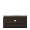 Siena | Women's continental wallet in leather color black