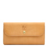 Siena | Women's continental wallet in leather color natural