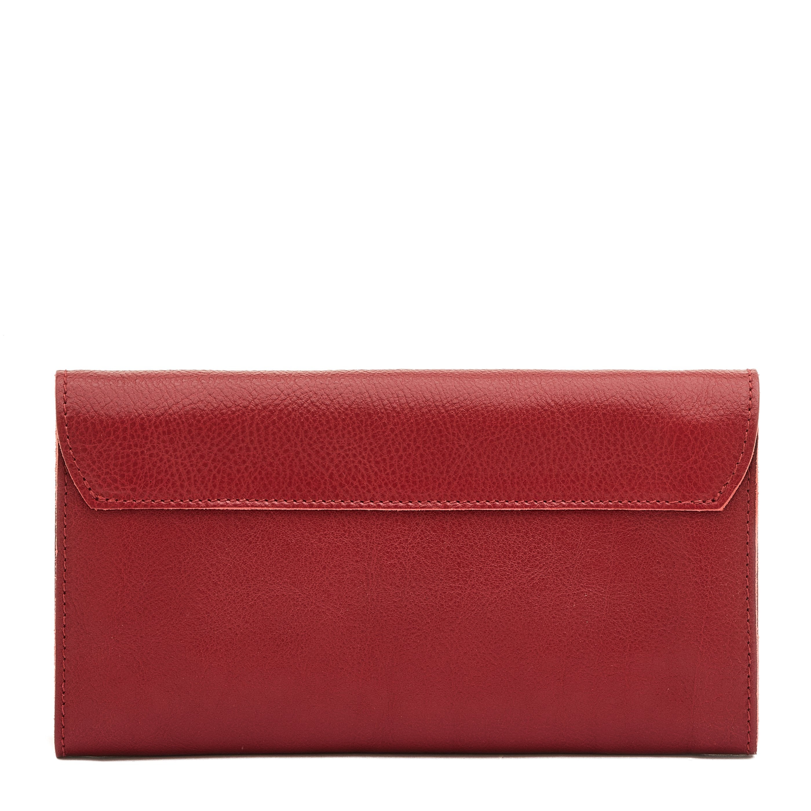Siena | Women's continental wallet in leather color red