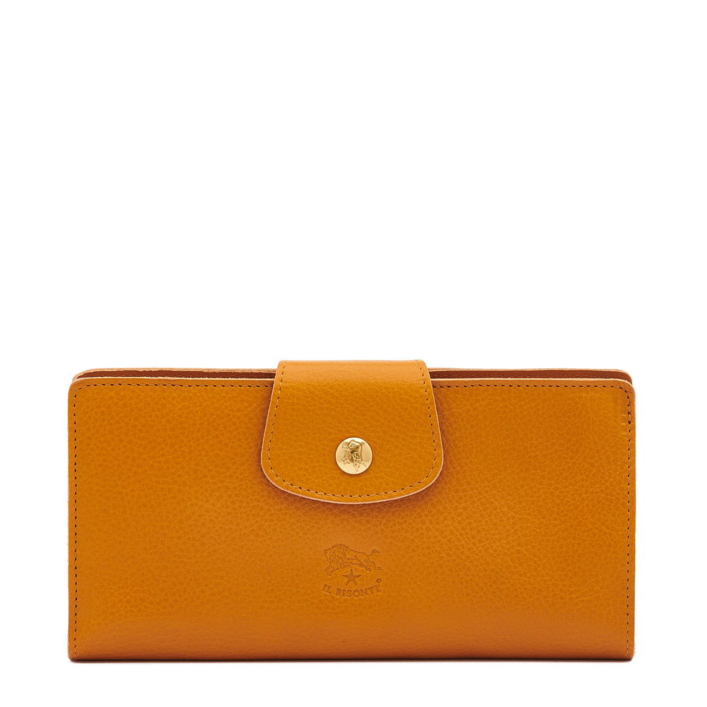Acero | Women's continental wallet in leather color honey
