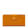 Acero | Women's continental wallet in leather color honey