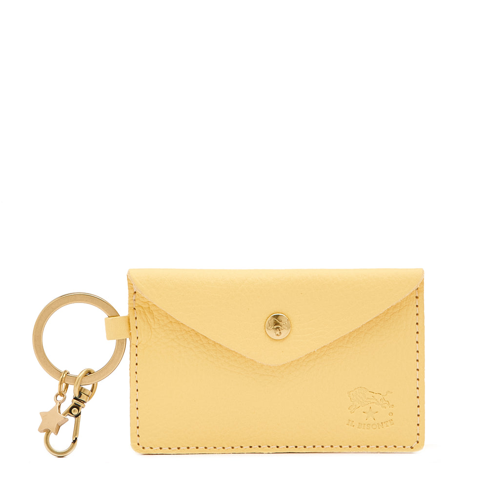 Scarlino | Women's keyring in leather color vanilla