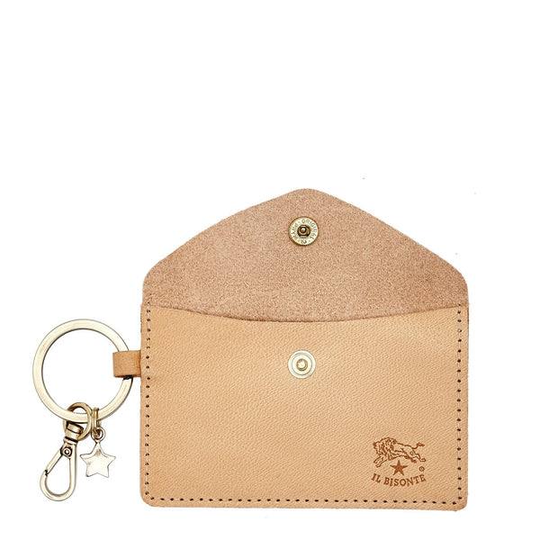 Scarlino | Porta chiavi da donna in pelle colore naturale