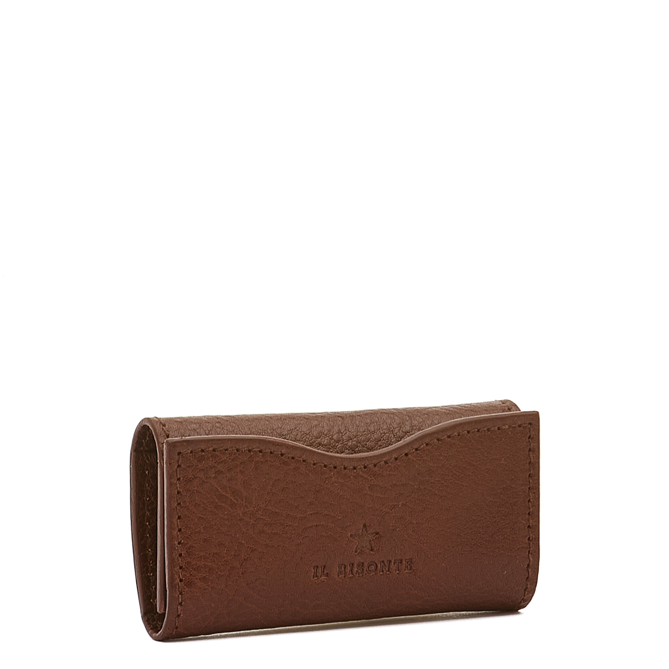 Oliveta | Women's keyring in leather color arabica