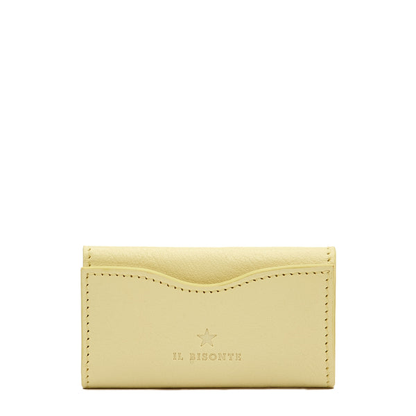 Oliveta | Women's keyring in leather color mimosa