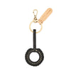 Tessa | Women's keyring in leather color black