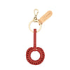 Tessa | Porte clefs pour femme en cuir couleur rouge