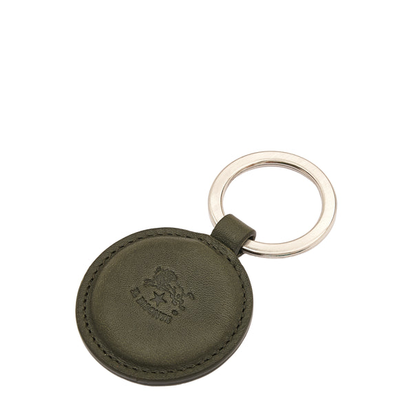 Duccio | Porte clefs pour homme en cuir vintage couleur forêt