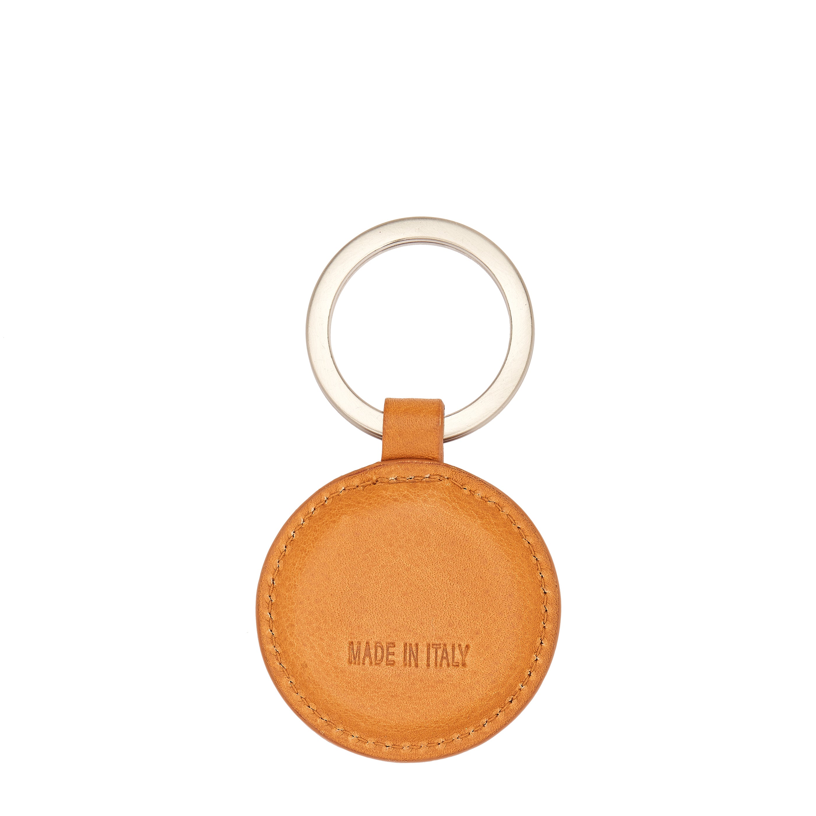 Duccio | Men's keyring in vintage leather color natural