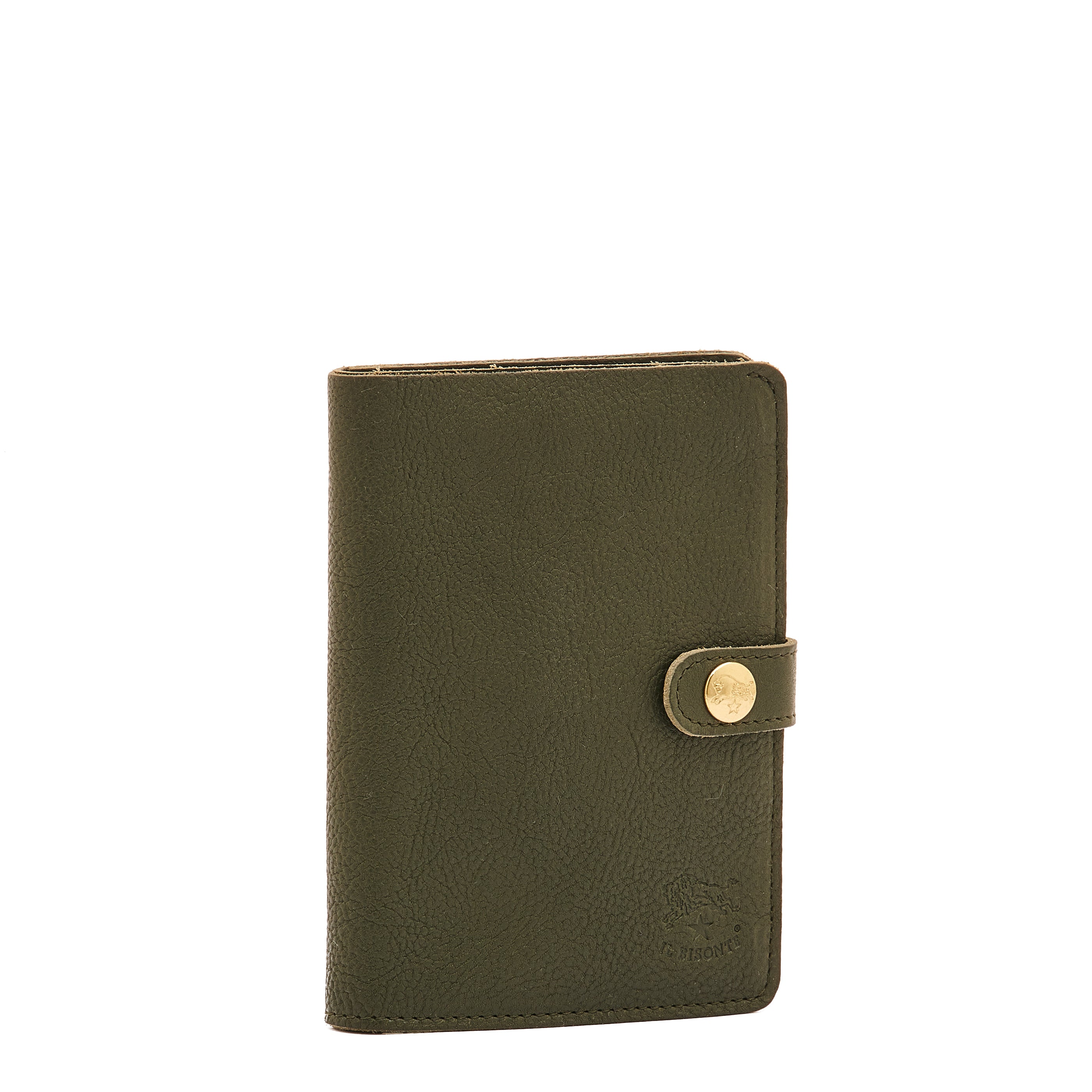 Women's wallet in vintage leather color forest