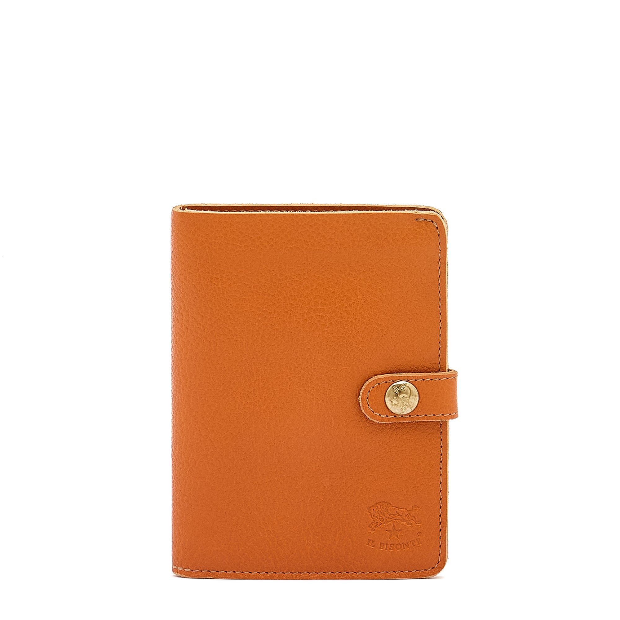 Women's wallet in calf leather color caramel