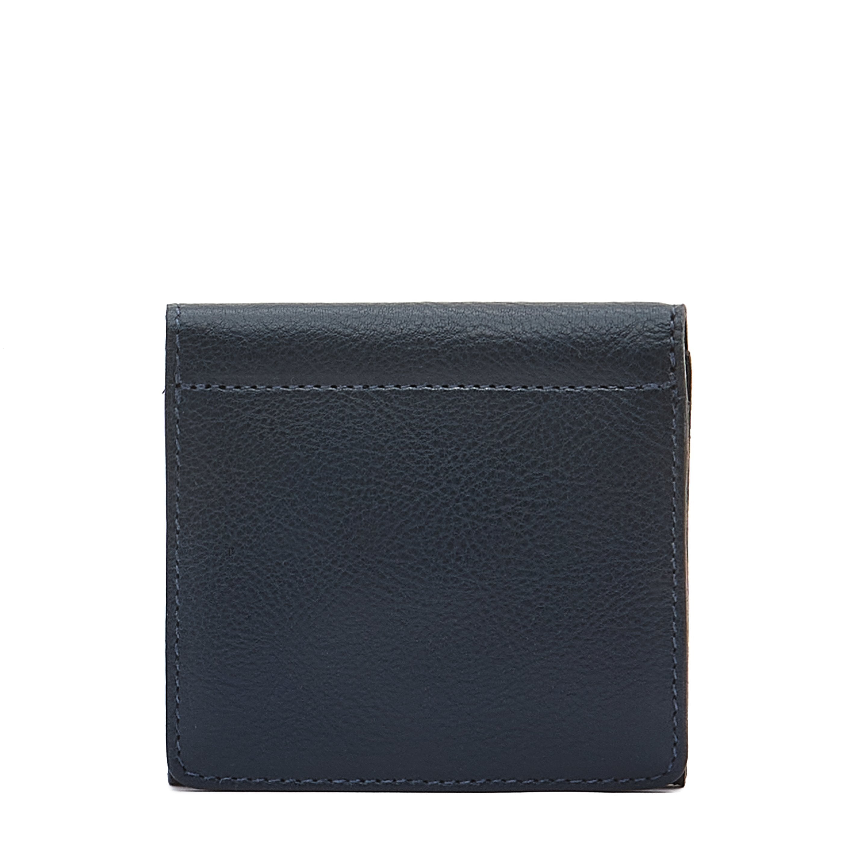 Portefeuille en cuir couleur bleu