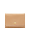 Alberese | Wallet in leather color caffelatte