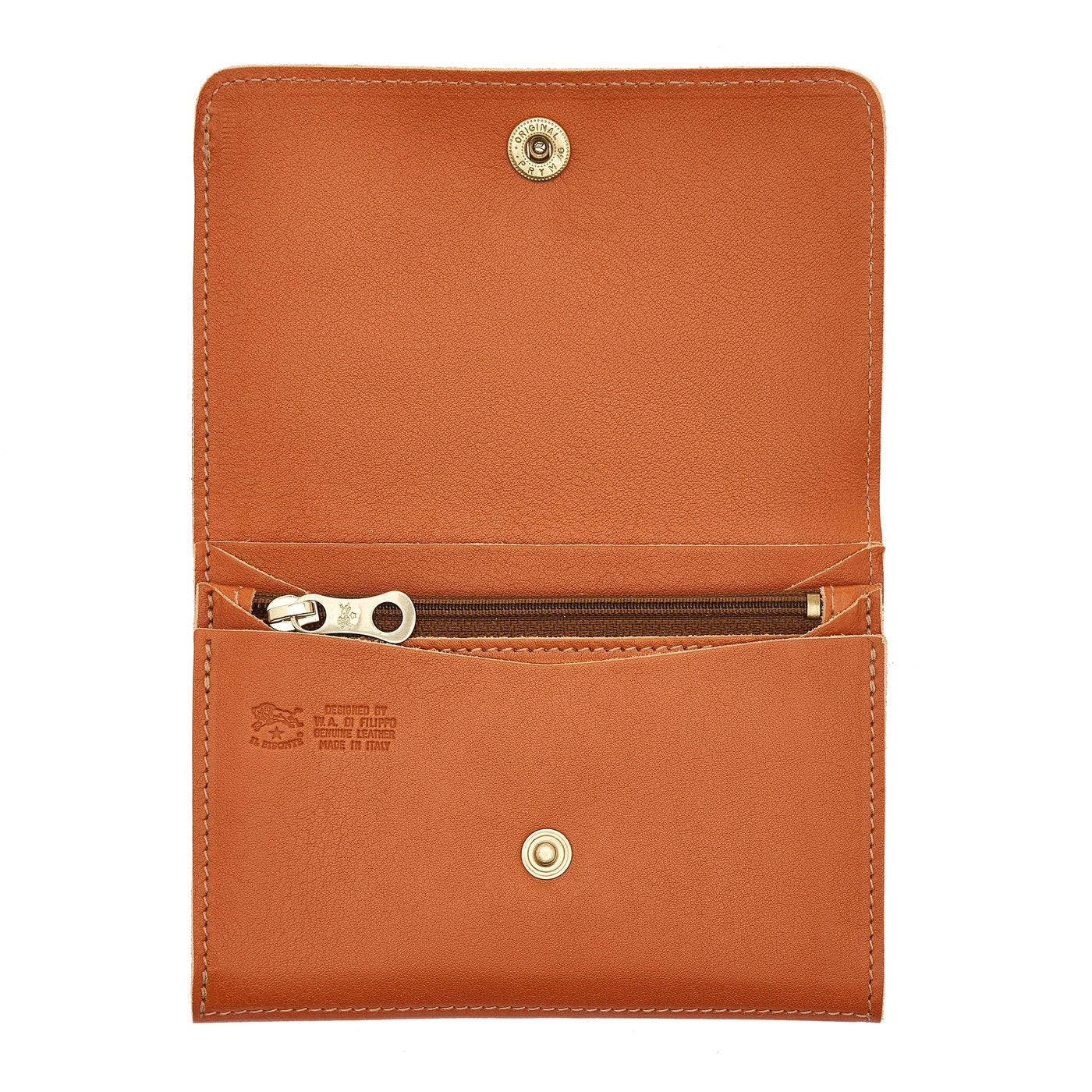 Alberese | Wallet in leather color caramel