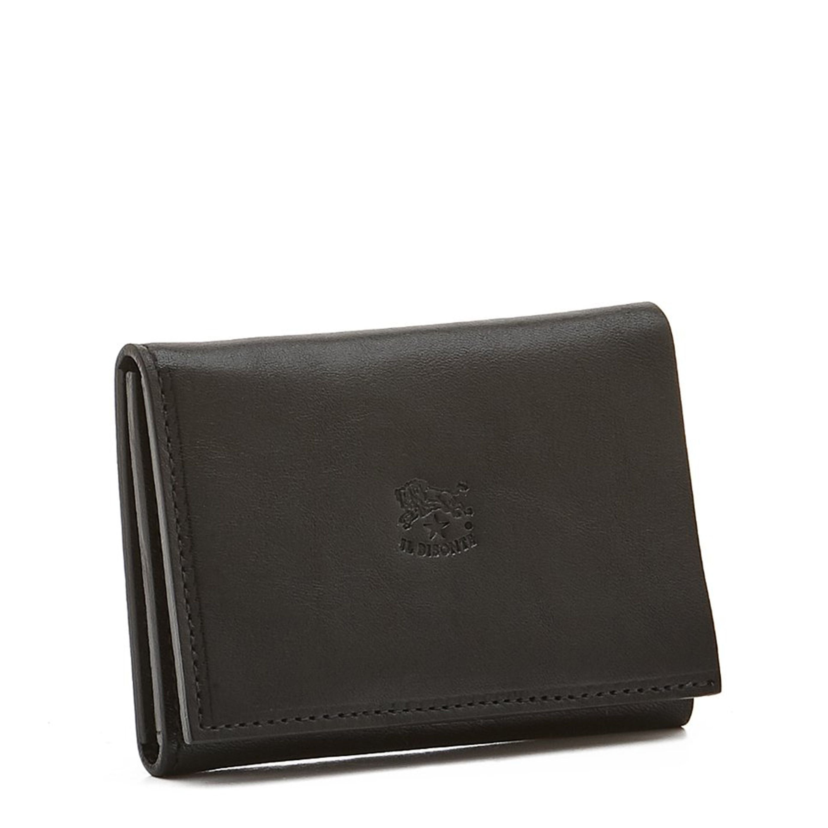 Women's Wallet in Leather color Black