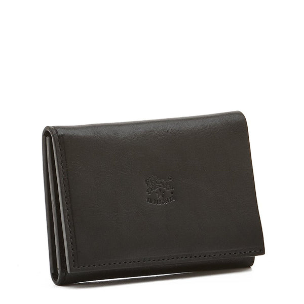 Women's Wallet in Leather color Black