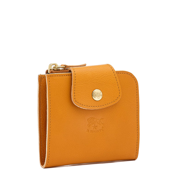 Esperia  Women's Wallet in Leather color Azalea – Il Bisonte