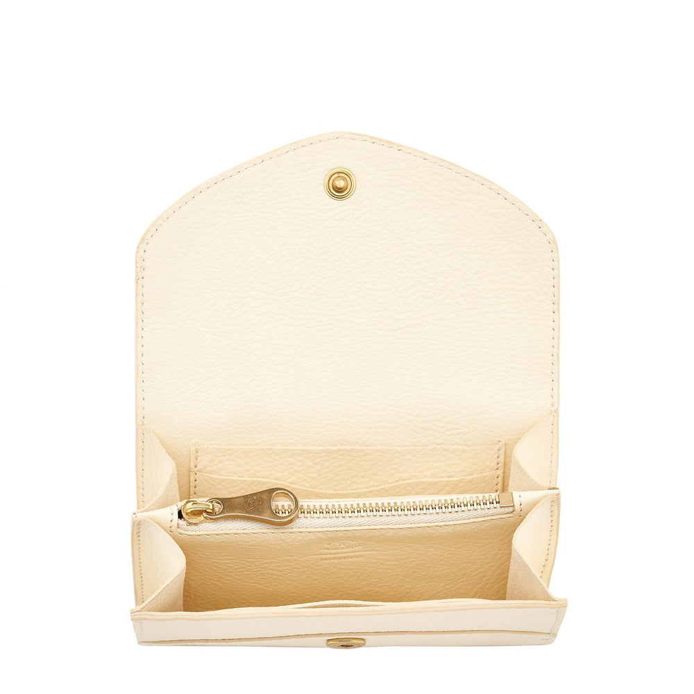 Esperia | Women's wallet in leather color white