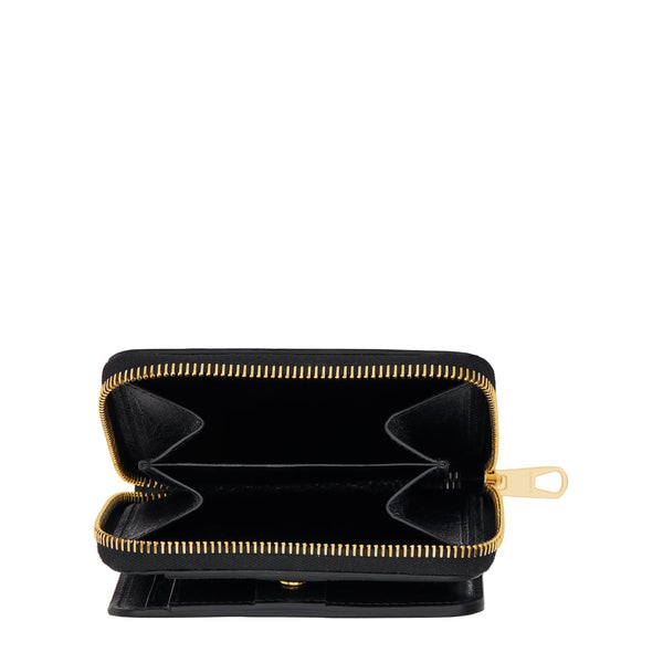 Slg ss22 | Women's small wallet in leather color black