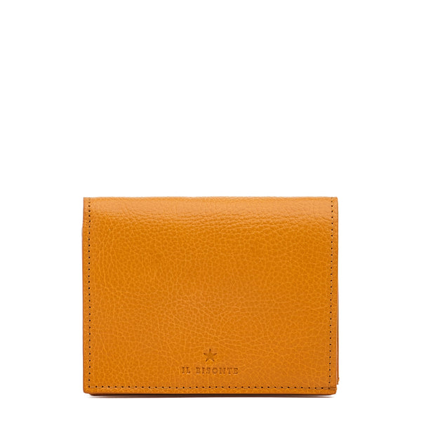 Oliveta | Women's small wallet in leather color honey