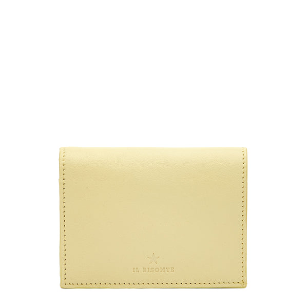 Oliveta | Women's small wallet in leather color mimosa