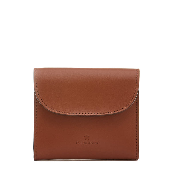 Maggio | Women's small wallet in leather color red ruggine