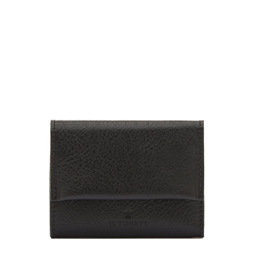 Anna | Women's small wallet in leather color black