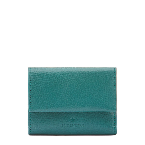 Anna | Women's small wallet in leather color polinesia