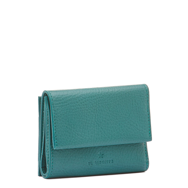 Anna | Women's small wallet in leather color polinesia