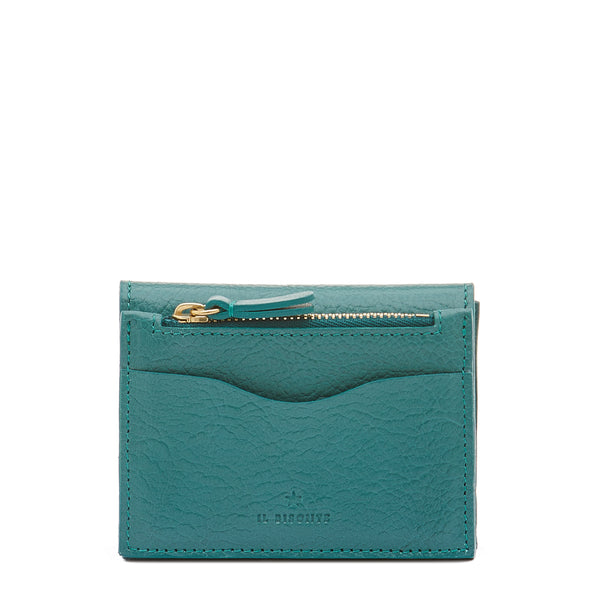 Anna | Women's small wallet in leather color polinesia