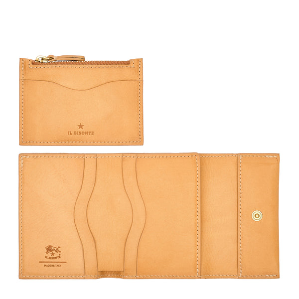 Anna | Women's small wallet in leather color natural